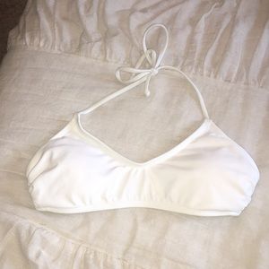 White bikini top